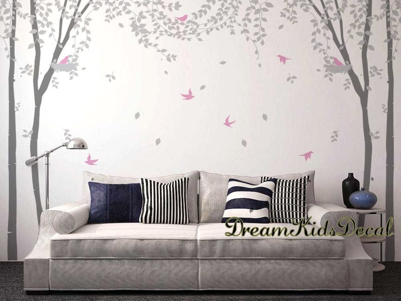 Tree Wall Decals Nature Wall Decals Vinyl Wall Decal Nature Etsy