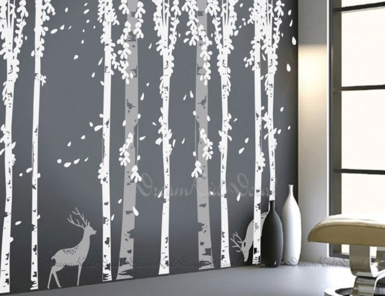 Tree Decal Wall Decals Nature Wall Decals Vinyl Wall Decal Etsy