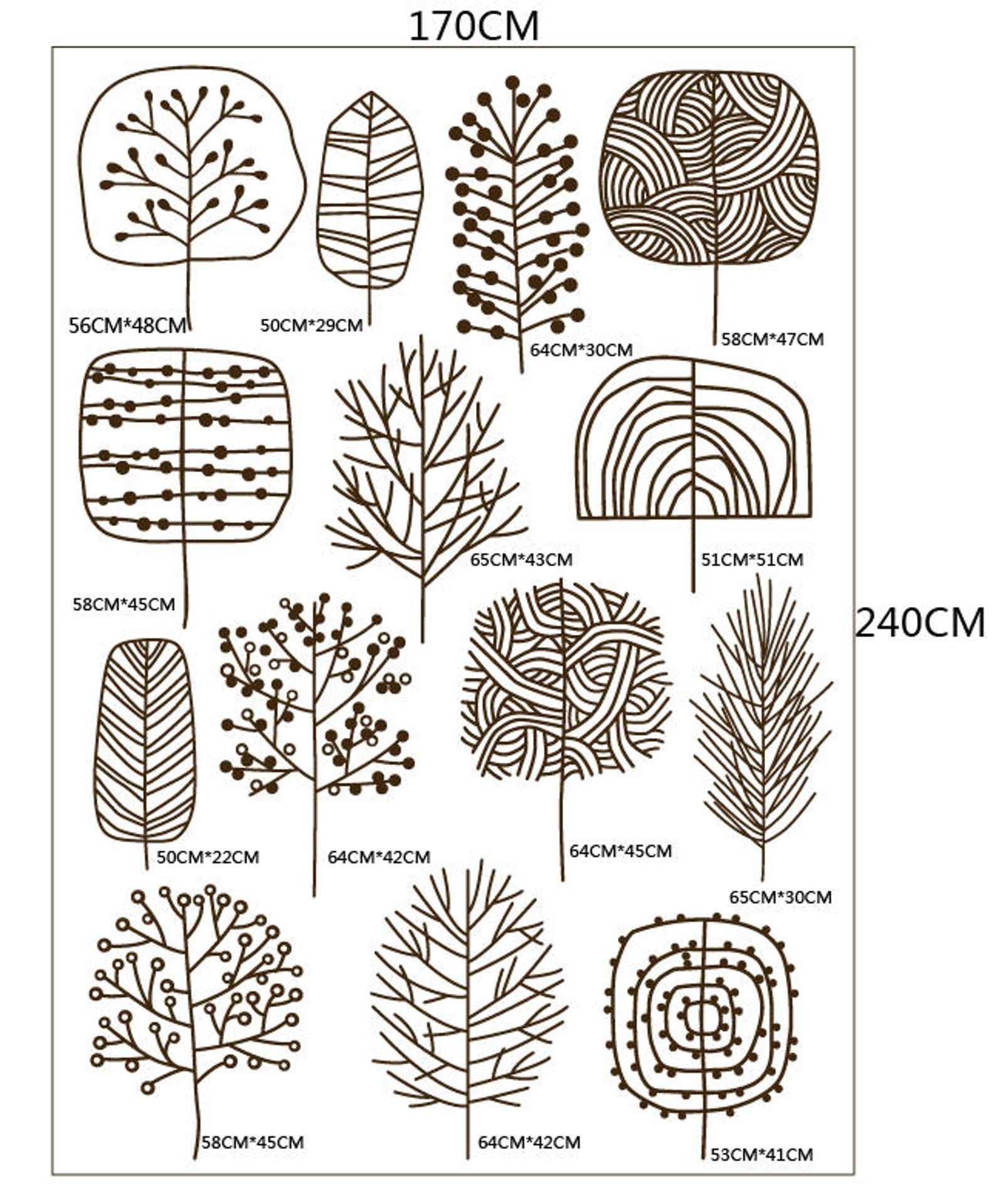 Black and White Wall Decal Wallpaper sticker for Kids room Etsy