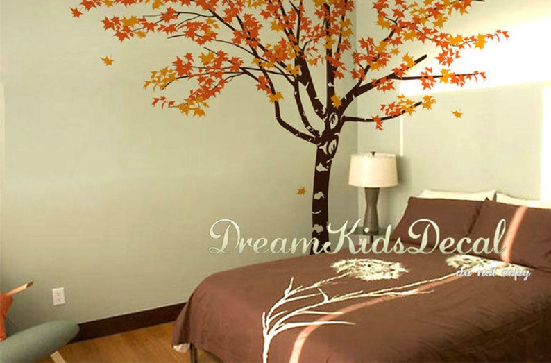 Maple Tree Wall Decals Sticker Murals Large For Twins Nursery Decal Kid S Room Dk257