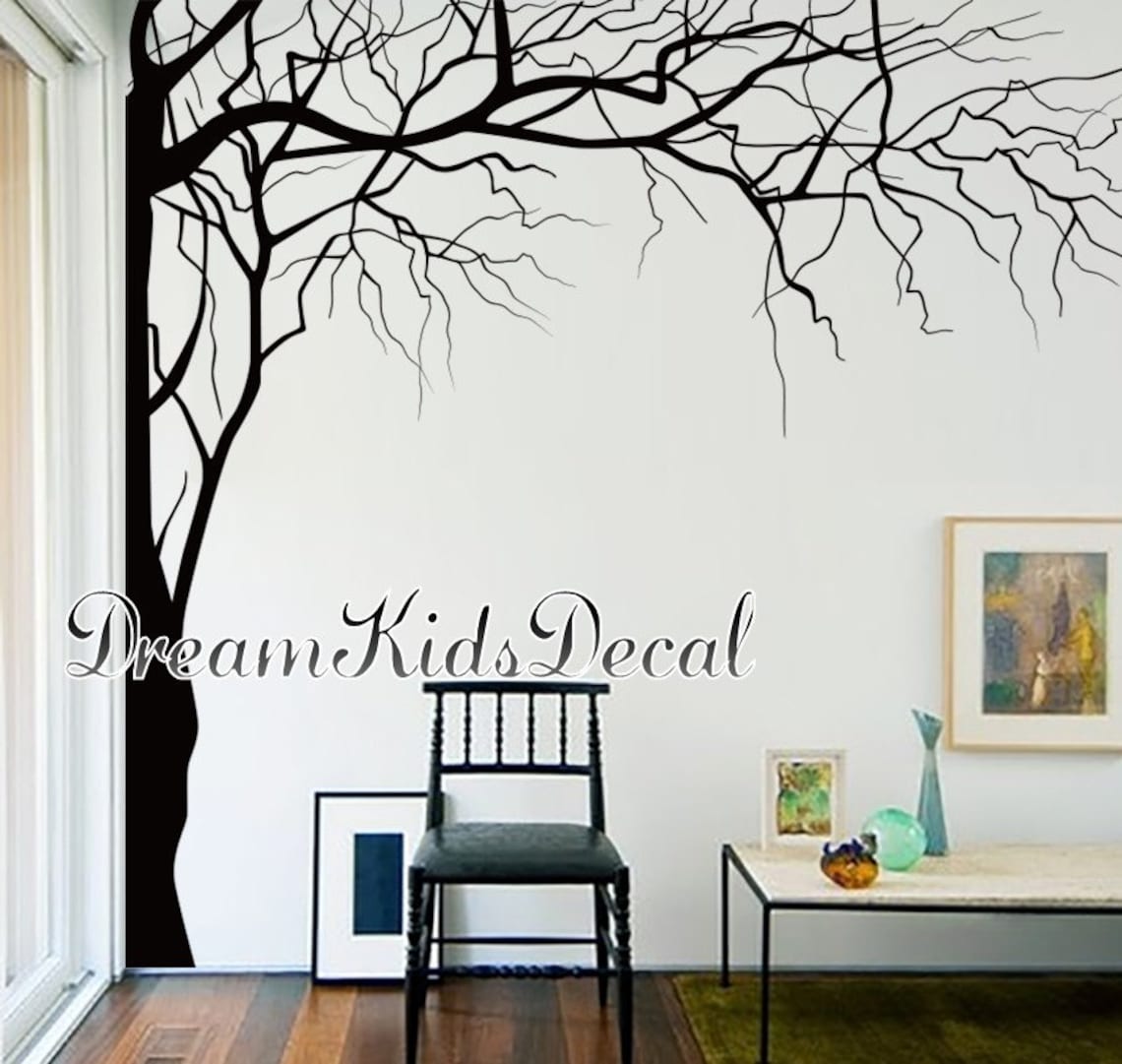 Vinyl Wall Decals Tree Wall Decal for Nurserycorner Top Tree Etsy