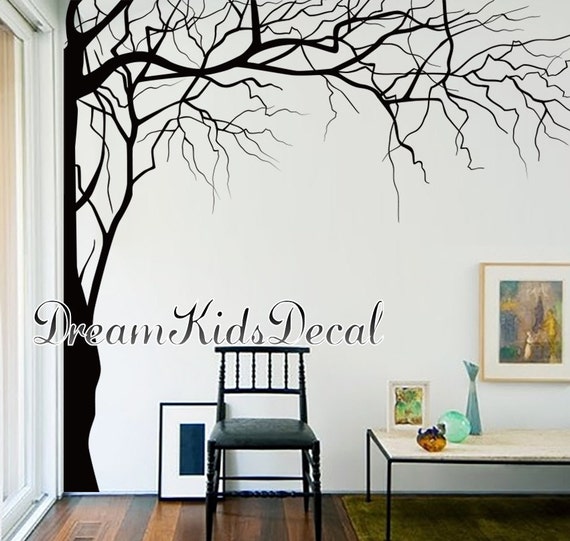 Tree Leaves Wall Decal, Tree Leaves Wall Decal for Bedroom, Office & Vinyl  Birds Leaves Tree Wall Decal Tree Stickers