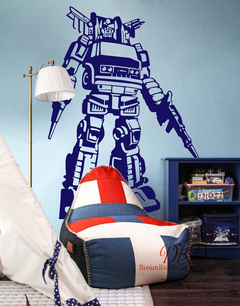 Nursery Wall decals Boy Nursery Wall DecorTransformers Vinyl Etsy