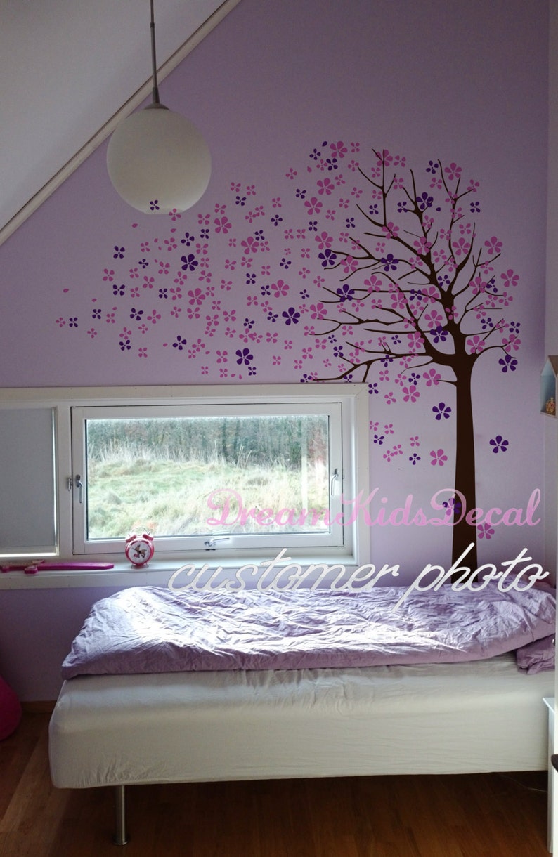 Nursery Decoration Wall Decals for Girls Wall Decal Tree Etsy
