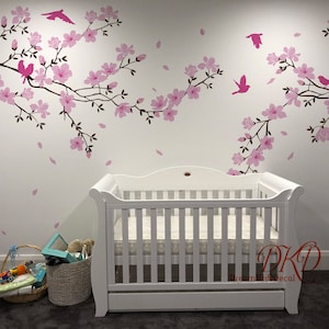 Nursery Wall Decal Wall Sticker-Cherry Tree Mural image 3