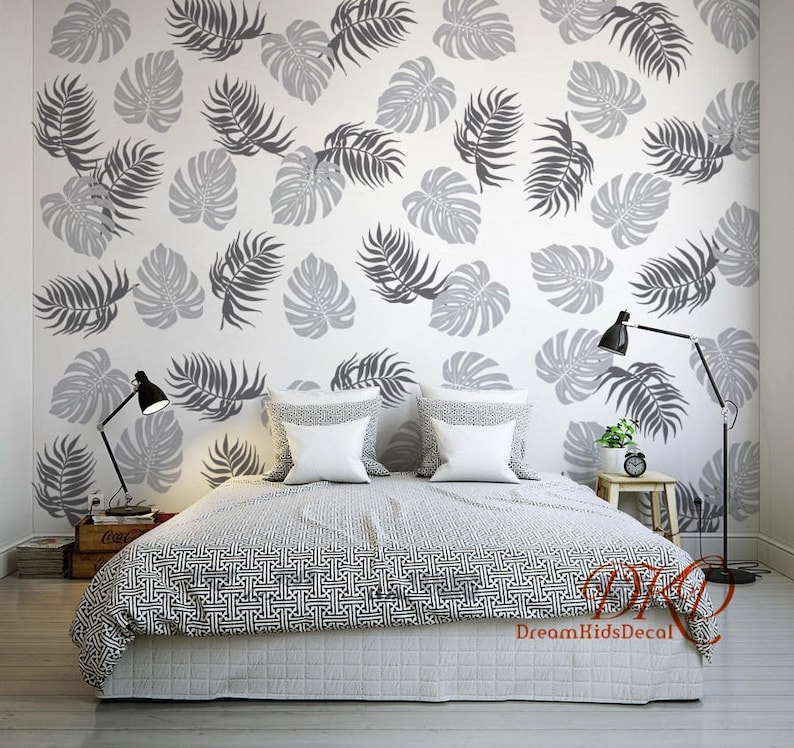 Wall Decal Pattern Decal Living Room Home Arttropical Etsy