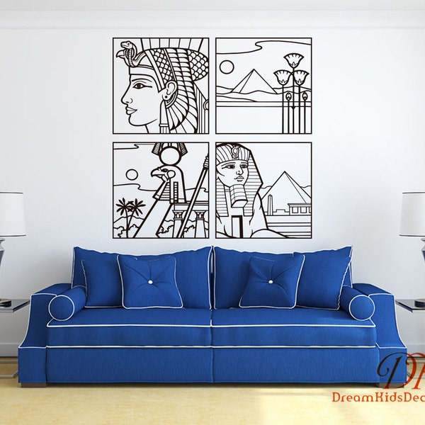 Egyptian Wall Decal Etsy