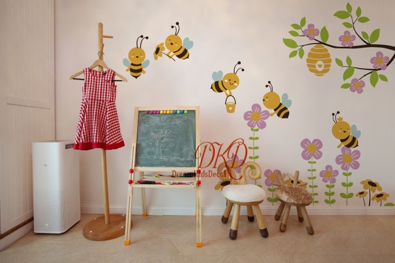 Charmy Bee Vinyl Decal Wall Sticker Kids