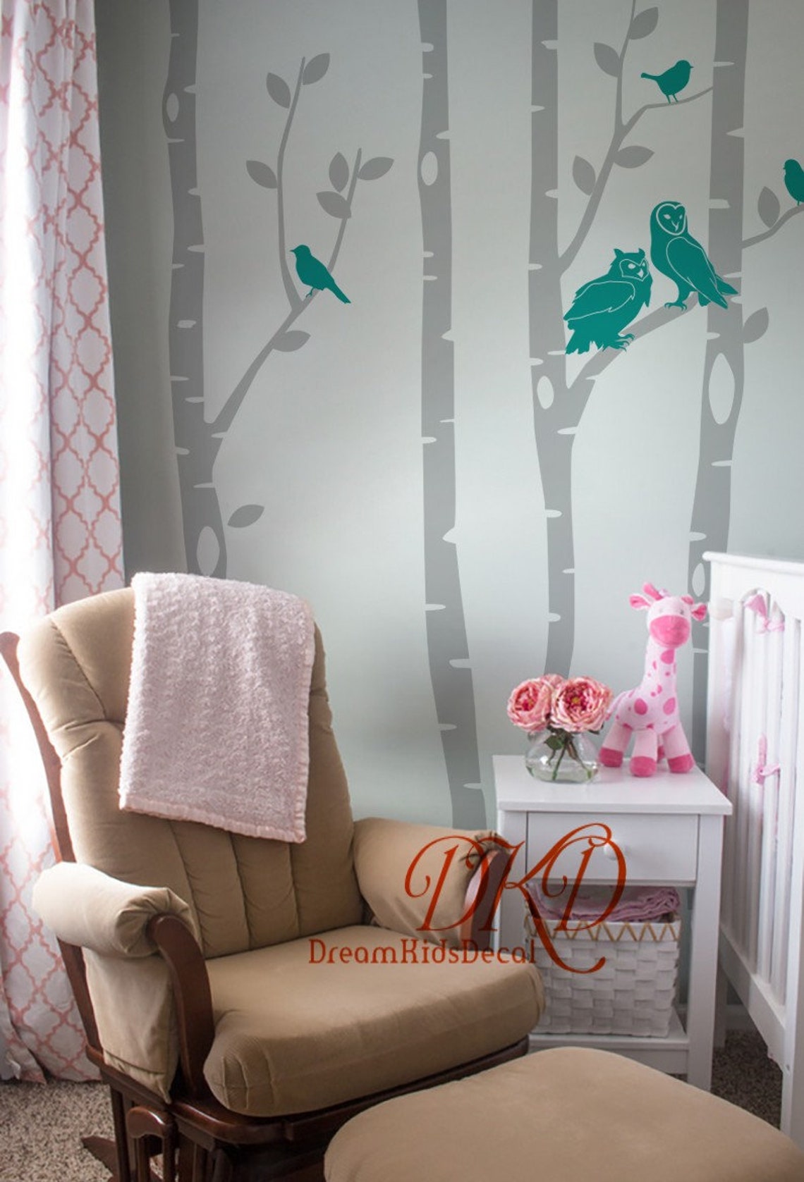 Wall decal nature wall decals vinyl wall decals for Kids Etsy