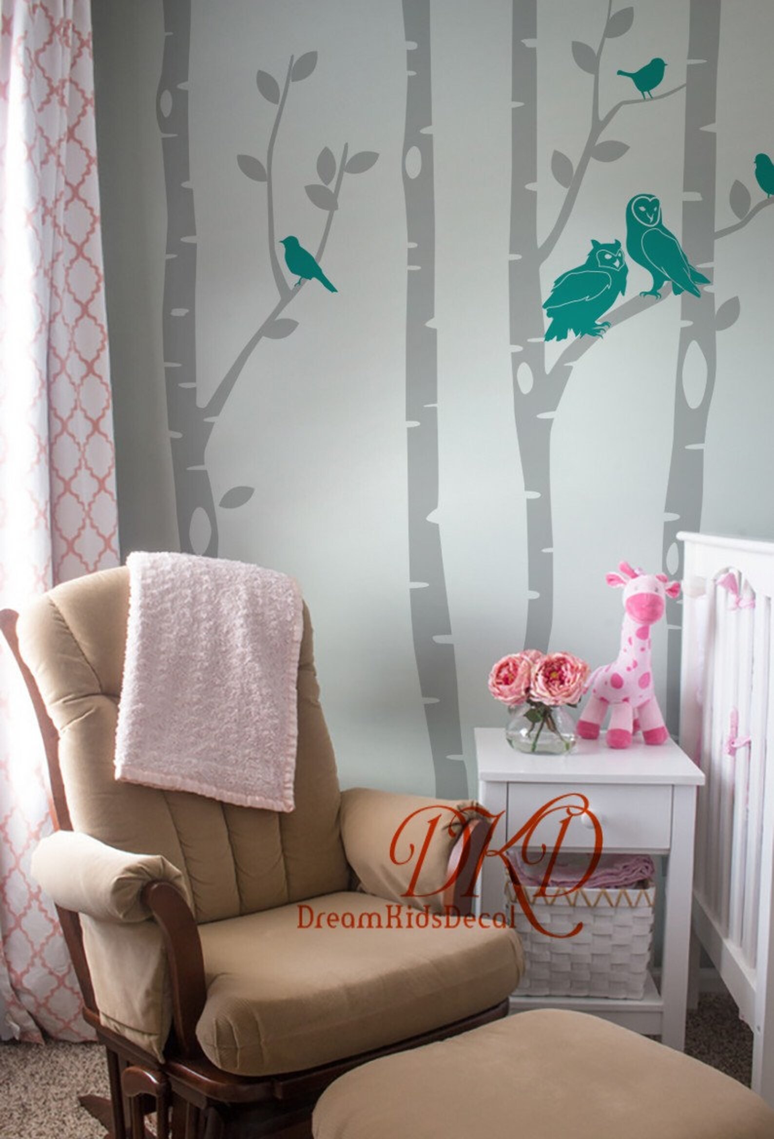 Wall decal nature wall decals vinyl wall decals for Kids Etsy
