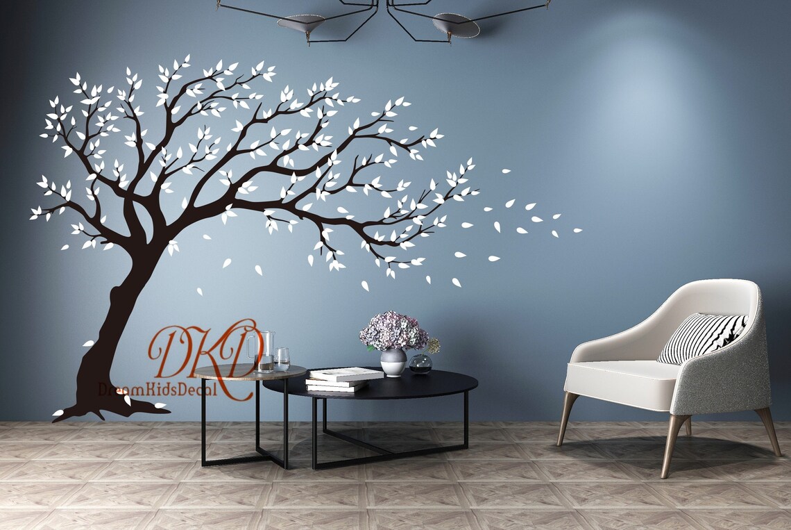 Tree Wall Decal Nursery Wall Decal Living Room Tree Wall - Etsy