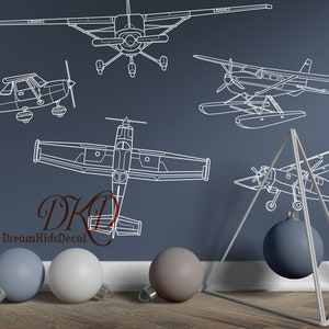 Wandtattoo Flugzeuge