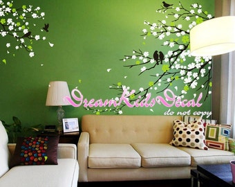 Cherry Blossoms Wall Decal Wall Sticker Tree Decals-dk006 