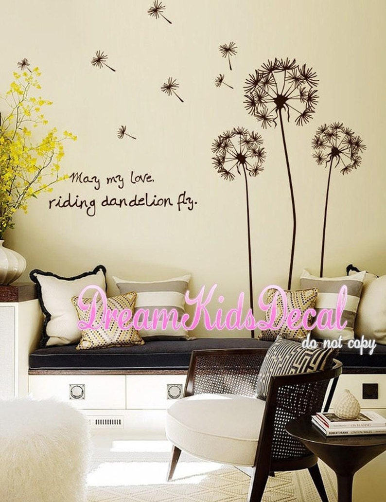 Nursery Wall Decal Vinyl Wall Decals Flower Wall Sticker Decal Etsy