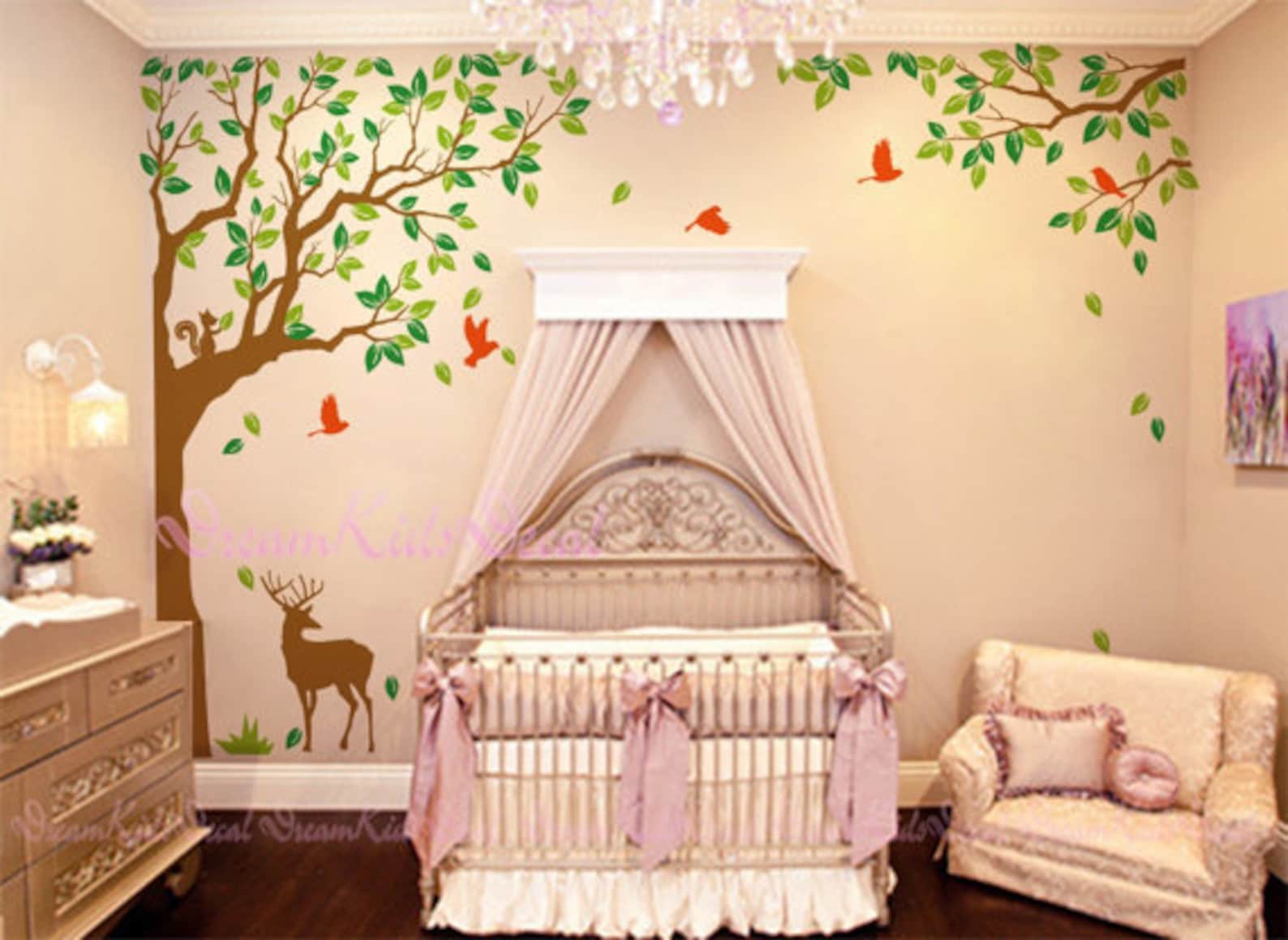 Wall Decal Tree Wall Decal living Room Wall Decalstree Etsy