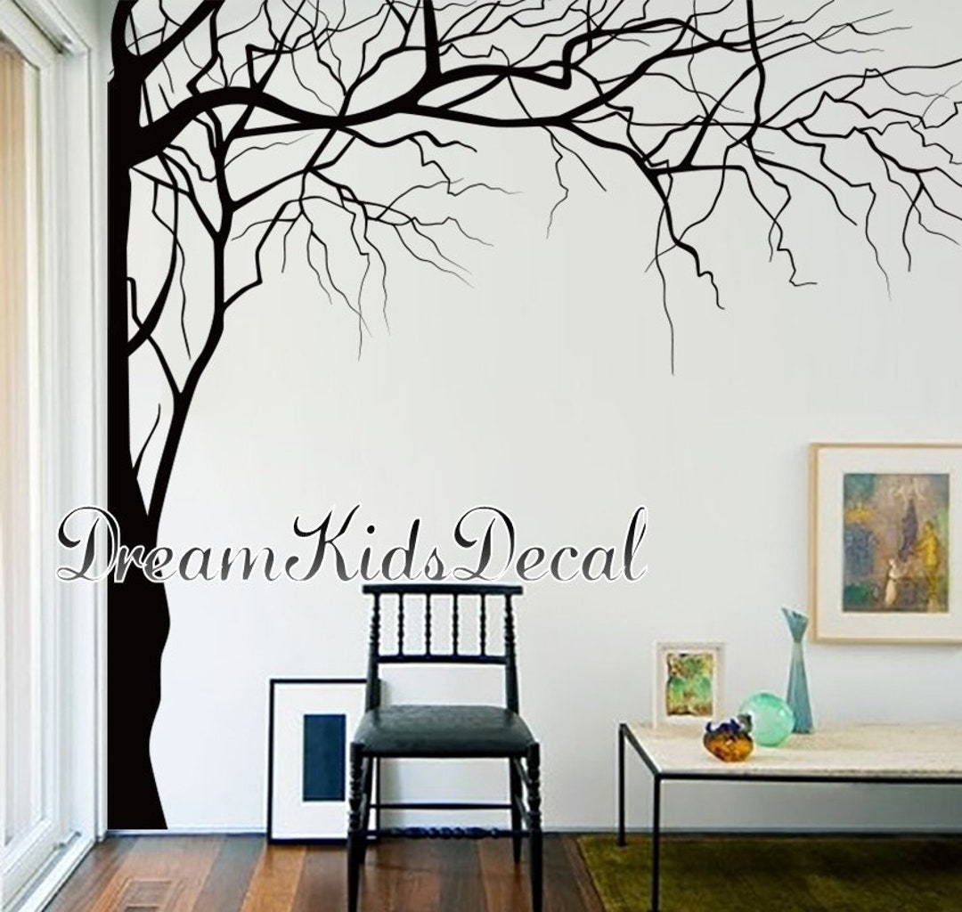 Corner tree sale wall sticker