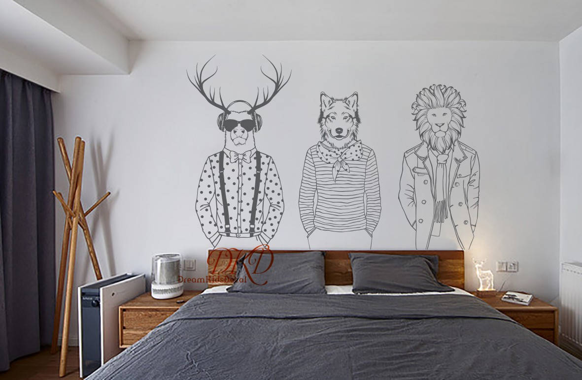 Modern Wall Decals Vinyl Decal Interior Removable Wall Etsy