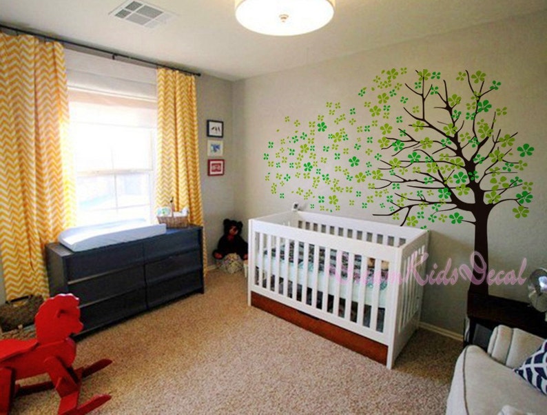 Nursery Decoration Wall Decals for Girls Wall Decal Tree Etsy