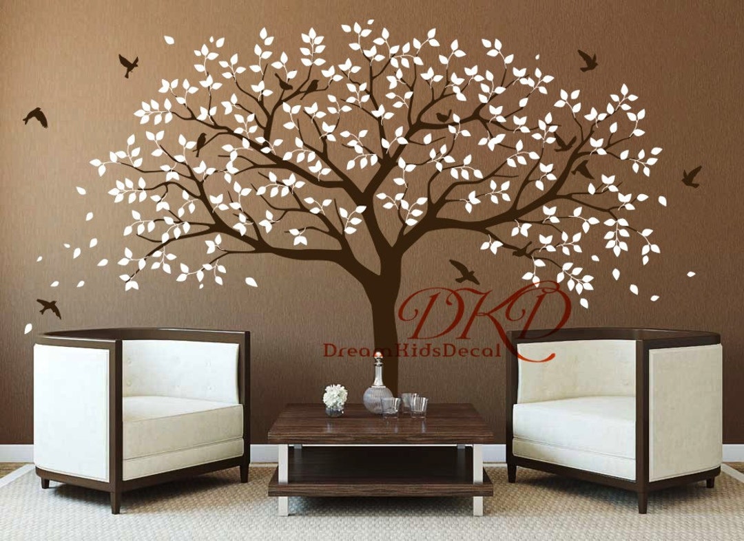 Family Tree Wall Decal, Tree Wall Decals for Nursery, Vinyl Sticker