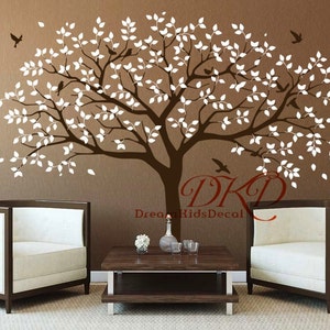 Family Tree Wall Decal, Tree Wall Decals for Nursery, Vinyl Sticker Wall art, Wall Decor-DK271
