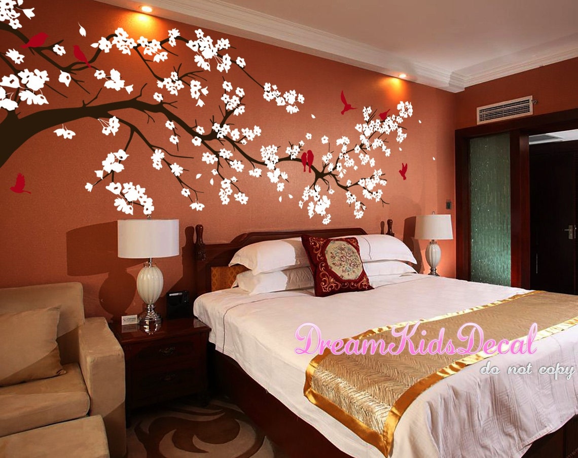 Floral Wall Decals Baby Girl Nursery Living Room Wall Murals Etsy