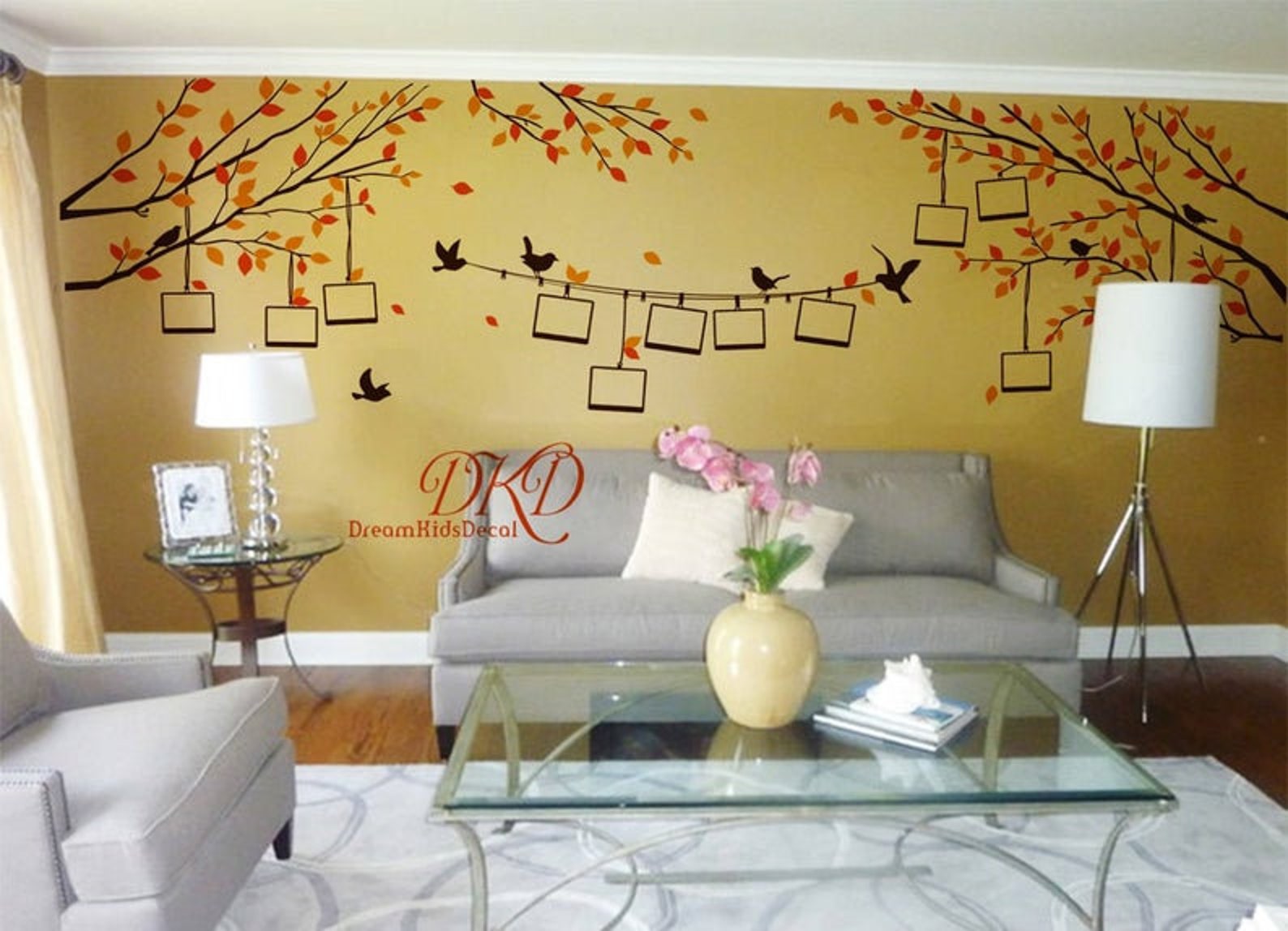Wall Decal Wall Stickerphoto Frame Tree Branch Etsy