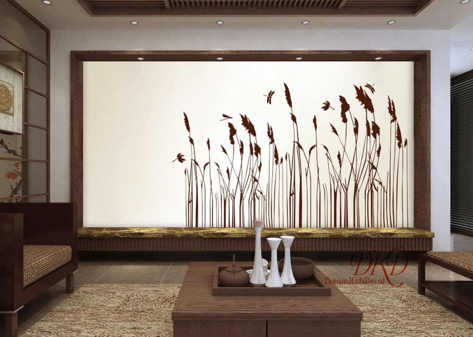 Grass Plant Wall Decal Border Nursery Wall Decal Room Border Etsy