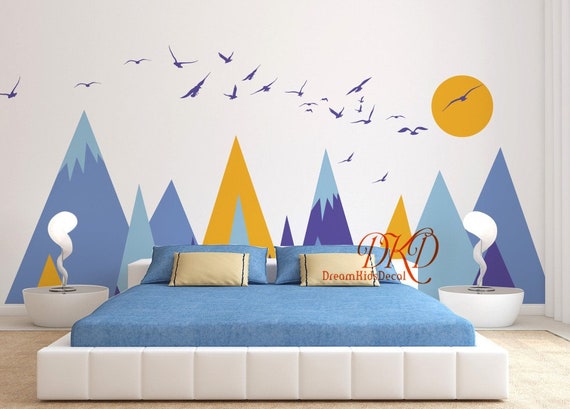 mountain decal nursery