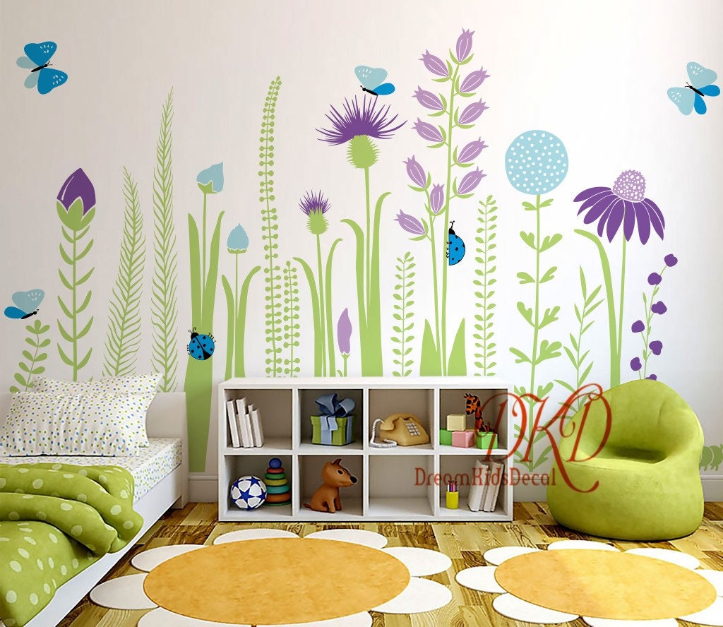 Just Floral You Flower Nature Garden Vinyl Wall Decal For Bedroom