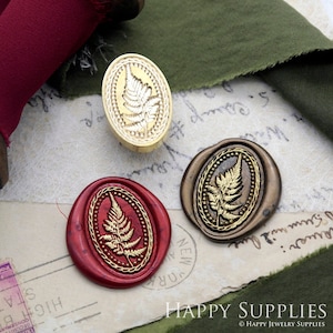 Wax Seal Stamp - 1pcs Botanical Ferns Leaves Plants Wax Seal Stamp / Custom Wax Seal Stamp / Wedding Sealing Wax Stamp (WS1059)