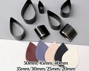 20-55mm Teardrop Leather Cutting Die Earring / Leather Die Cut Mold / Leather Earrings Die Cutter / Polymer Clay Cutters