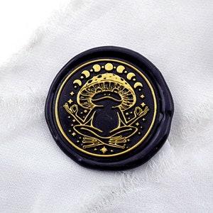 Wachssiegel Stempel - 1Stk Frosch Mond Pilz Sonne Galaxie Universum Metall Stempel / Halloween Wachs Siegel Stempel / Siegel Siegel (WS1114)