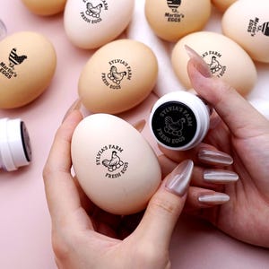 Egg Stamp, Custom Egg Stamp, Custom Egg Carton Stamp, Fresh Egg Stamp, Chicken Coop Egg Stamp, Personalized Egg Stamp, Self ink Stamp