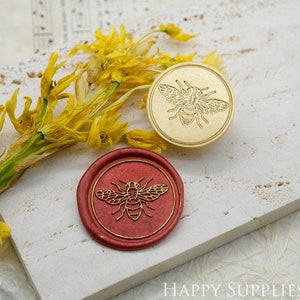 Wax Seal Stamp - 1pc Bee Wax Stamp, Custom Wax Seal Stamp, Metal Stamp, Wedding Wax Seal Stamp, Sealing Wax Stamp (WS046) - 85BT