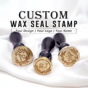 120 Designs, Custom Wax Seal Stamp, Initial Alphabet Sealing Wax Stamp, Personalized Wedding Stamp,Wax Stamp Cutsom, Wax Seal Stamp Kit