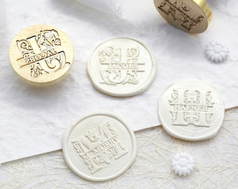 Initial Wax Seal Stamp,Custom Alphabet Sealing Wax  Stamp,Personalized Monogram Calligraphy Wedding Invitation Letter Metal Stamp(WS540)