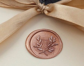 Wax Seal Stamp - 1pcs Eucalypti Leaf Stamp / Wedding Wax Seal Stamp / Sealing Wax Stamp (WS577) - SC/BT