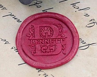 1pcs 30mm Custom Initial Alphabet Sealing Wax Seal Stamp,Personalized Monogram Calligraphy Wedding Invitation Letter Metal Stamp(WS540)