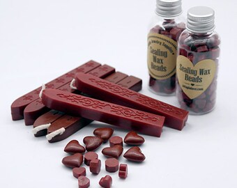 Burgundy / Deep Red / Red Sealing Wax Stick / Sealing Wax Bead for Wax Seal Stamp