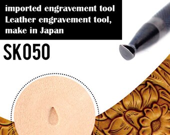 1pcs Leather Carving for Leather Craft, DIY Leather Craft Stamp for Hand Stamping Custom Steel Seal,Steel Leather Engrave Tool (SKB050)