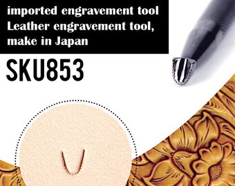 1pcs Leather Carving for Leather Craft, DIY Leather Craft Stamp for Hand Stamping Custom Steel Seal,Steel Leather Engrave Tool (SKU853)