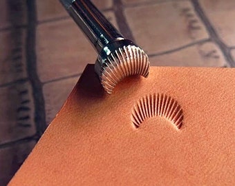 1pcs Leather Carving for Leather Craft, DIY Leather Craft Stamp for Hand Stamping Custom Steel Seal, Steel Leather Engrave Tool