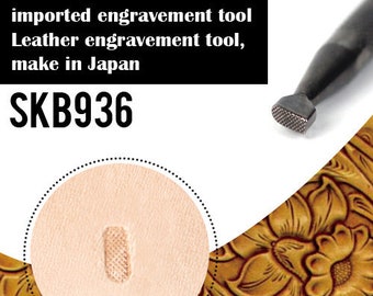 1pcs Leather Carving for Leather Craft, DIY Leather Craft Stamp for Hand Stamping Custom Steel Seal,Steel Leather Engrave Tool (SKB936)