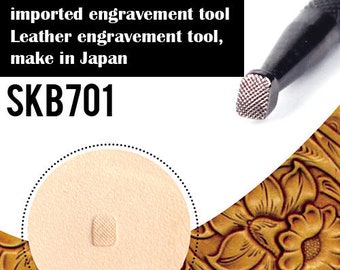 1pcs Leather Carving for Leather Craft, DIY Leather Craft Stamp for Hand Stamping Custom Steel Seal,Steel Leather Engrave Tool (SKB701)