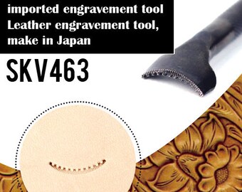 1pcs Leather Carving for Leather Craft, DIY Leather Craft Stamp for Hand Stamping Custom Steel Seal,Steel Leather Engrave Tool (SKV463)