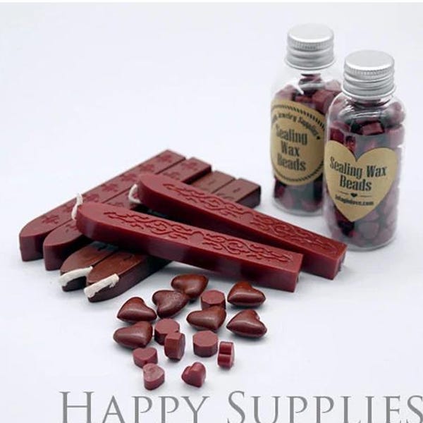 Burgundy / Deep Red / Red Sealing Wax Stick / Sealing Wax Bead for Wax Seal Stamp