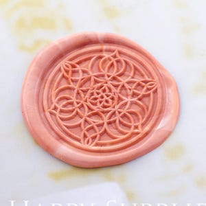 Wax Seal Stamp - 1pcs Eyrie Mandala Metal Stamp / Wedding Wax Seal Stamp / Sealing Wax Stamp (WS402)