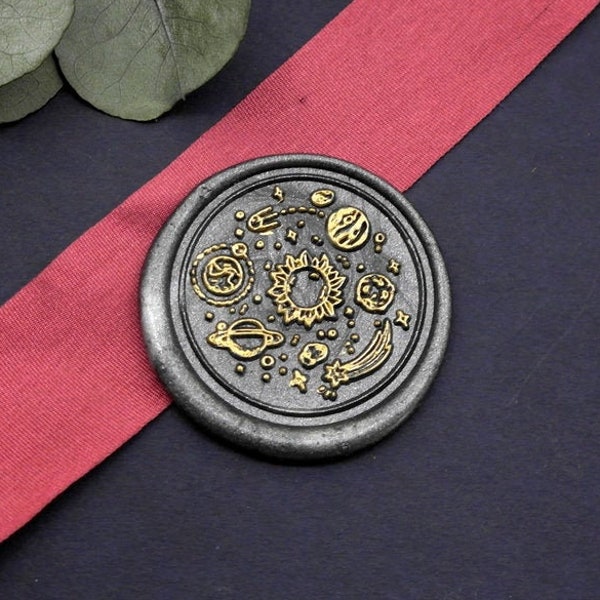 Outer Space Stamp Etsy