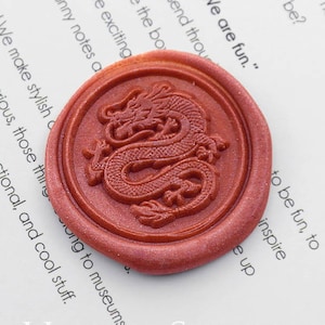 Wax Seal Stamp - 1pcs Dragon Wax seal Metal Stamp / Wedding Wax Seal Stamp / Sealing Wax Stamp (WS435)