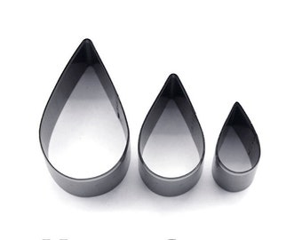 10mm-100mm Teardrop Leather Cutting Die Earring / Leather Die Cut Mold / Leather Earrings Die Cutter / Polymer Clay Cutters